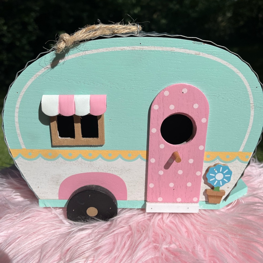 Glamping Camper Wall Art.  Tin Roof